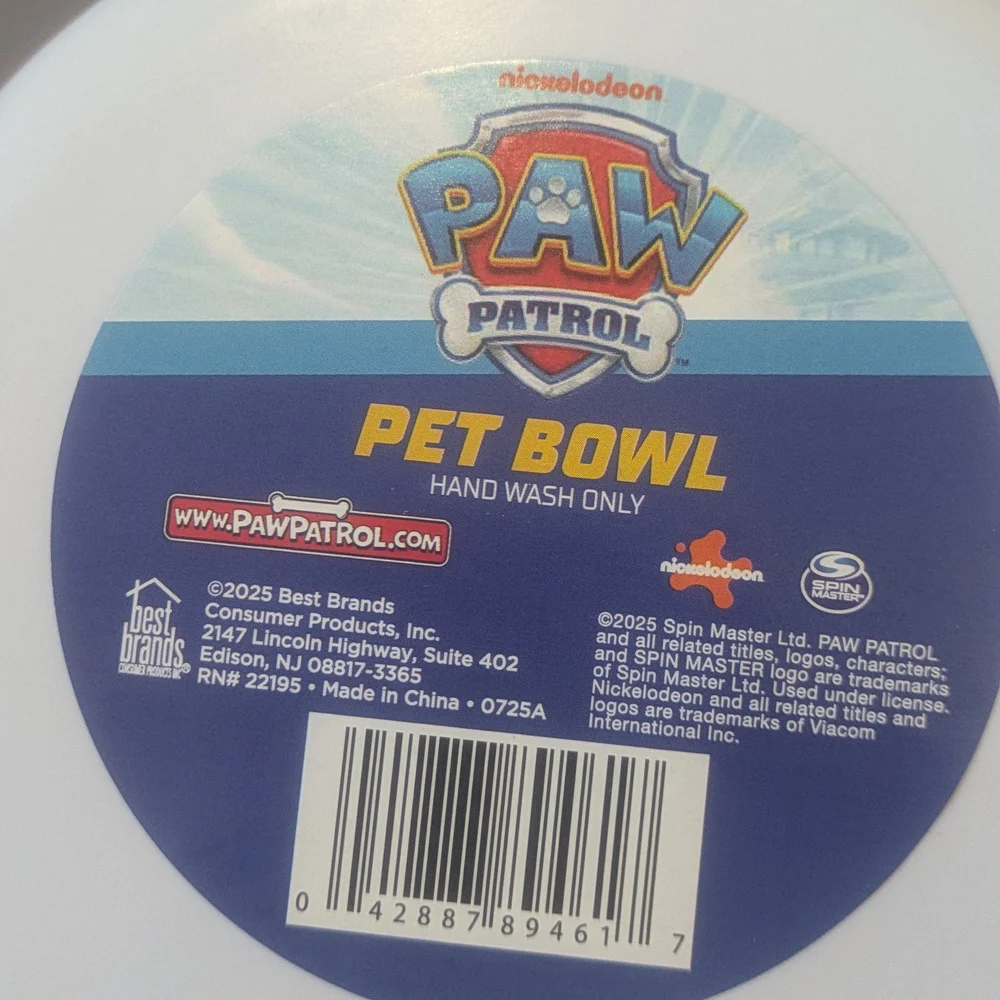Paw Patrol Pet Bowl and Placemat Set